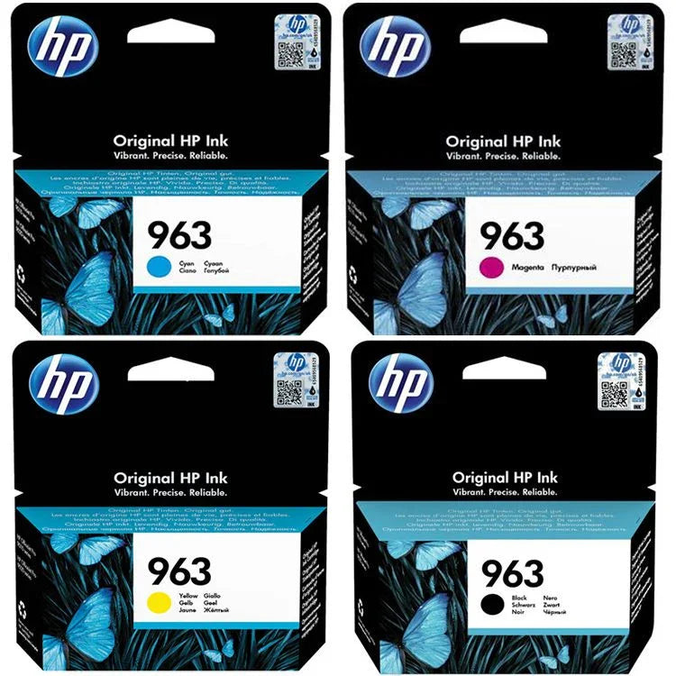 HP 963 Ink Cartridges for HP OfficeJet Pro 9010 9020 Series (3JA26AE) All Colors & Combo Pack - eBuy UAE
